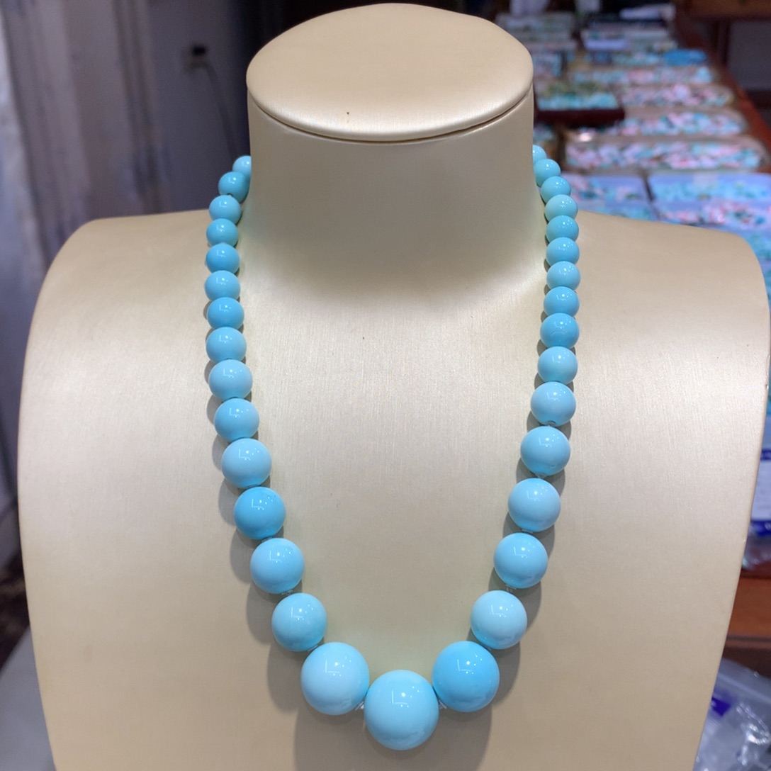 未镶嵌绿松石锁骨链