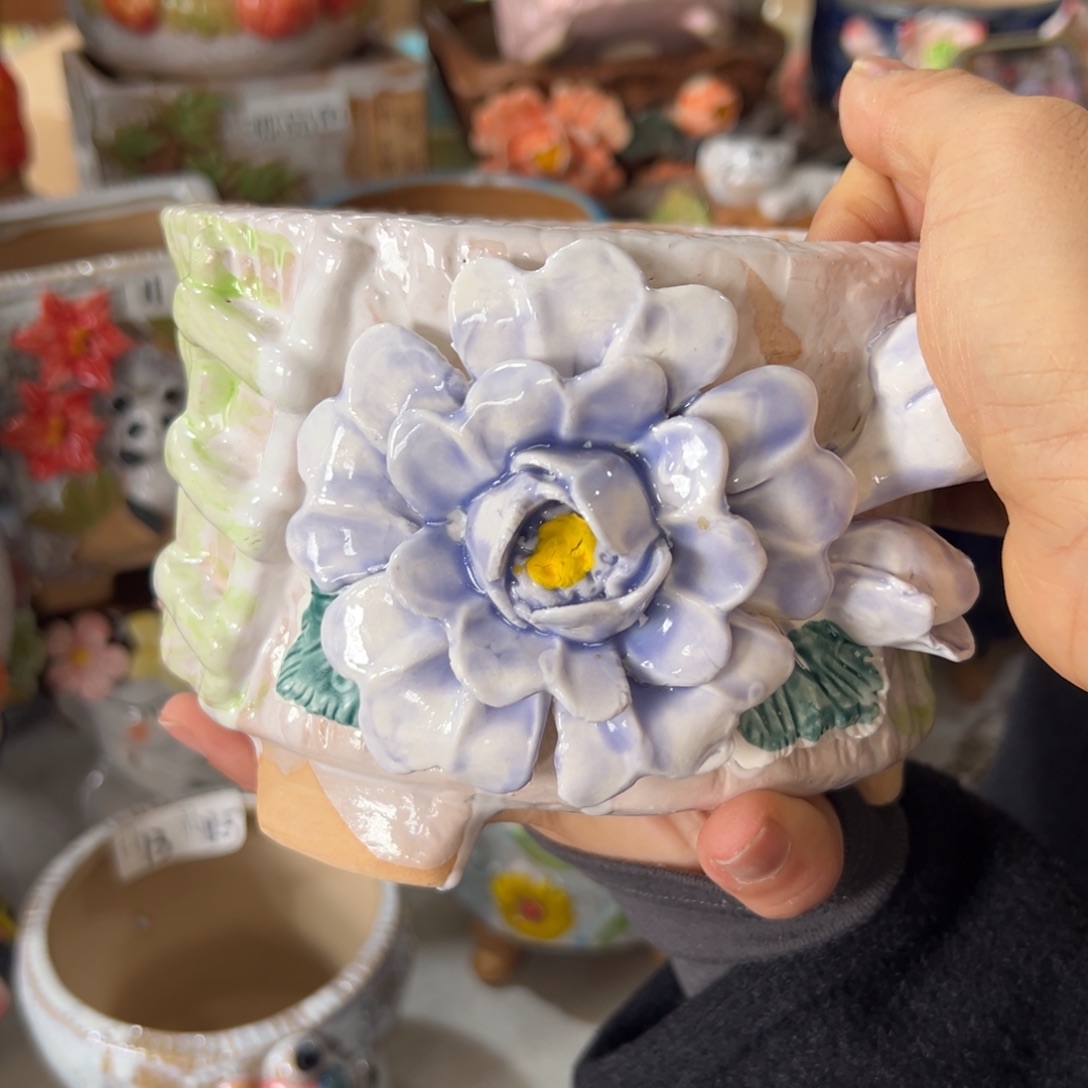 多肉花盆，满20发货，爱退款拉黑