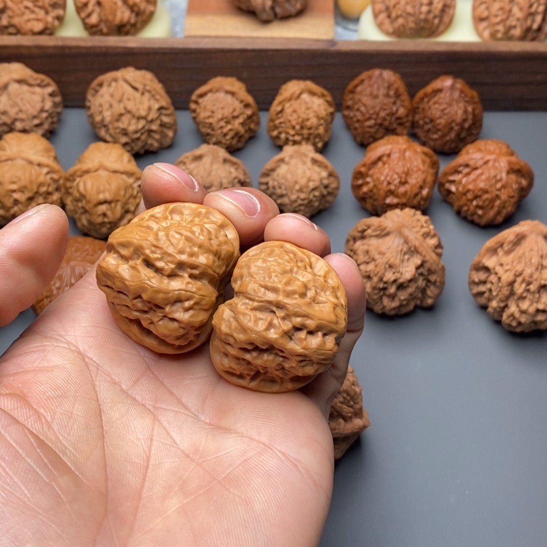 今***你文玩核桃把件39尺蛤蟆头