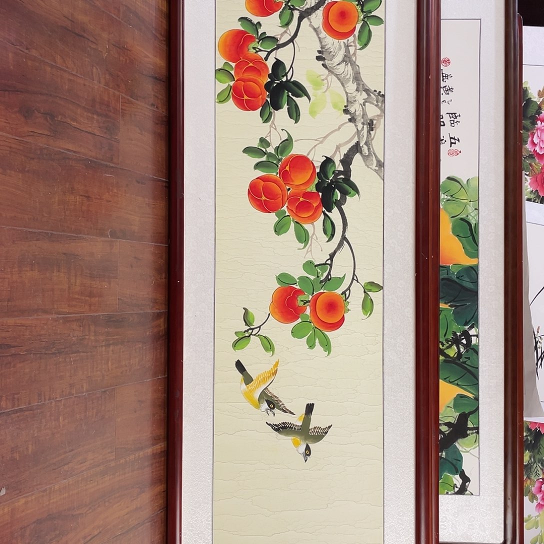 国画带框尺寸48*163厘米