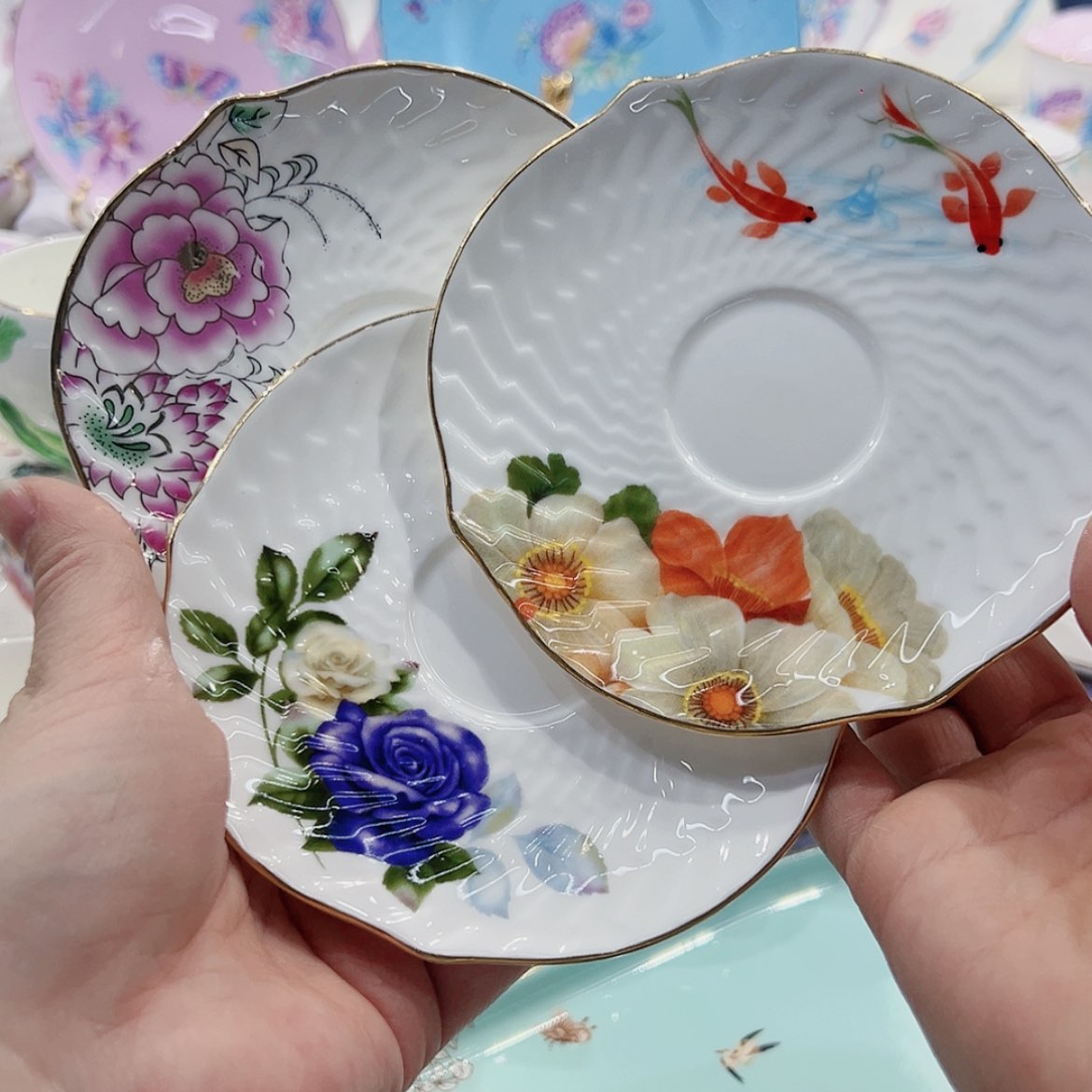 【闪购商品】骨瓷3个4.5寸碟子
