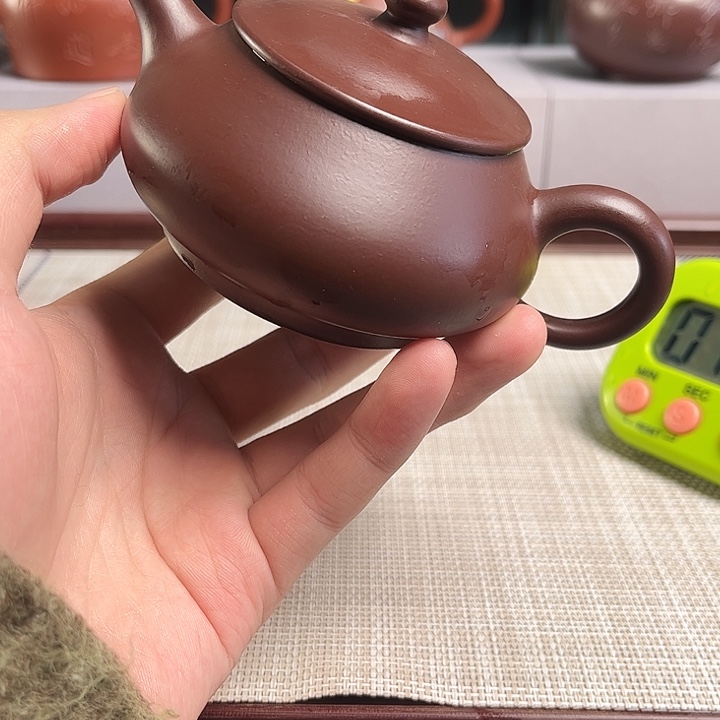 用***1宜兴原矿手工紫砂壶