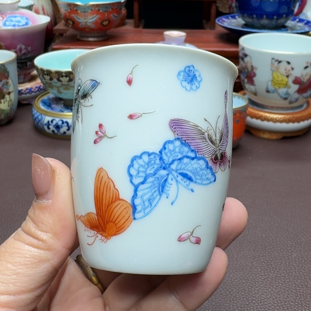 瓷片景德镇仿古手工制作精品展示