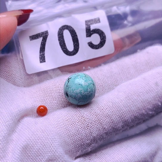 绿松石珠宝半成品未镶嵌