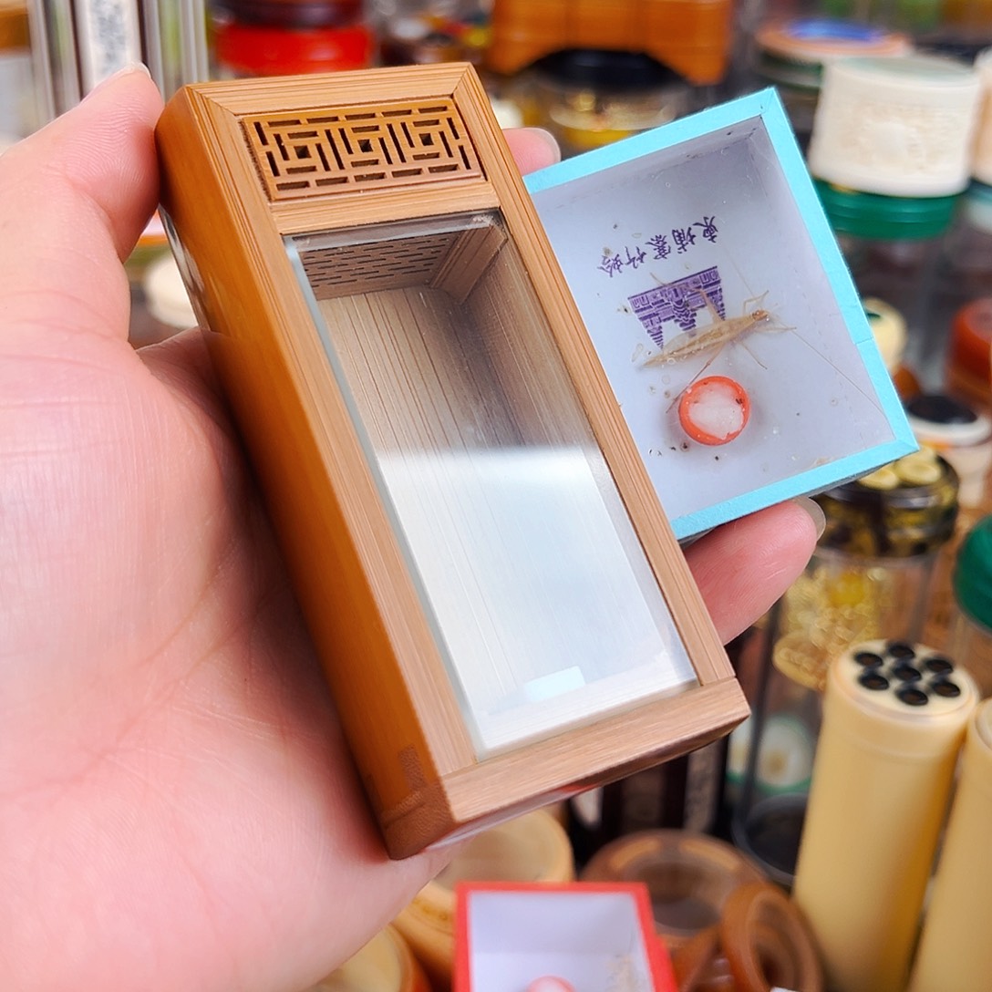 福利款万字窗竹林金钟盒配柬埔寨