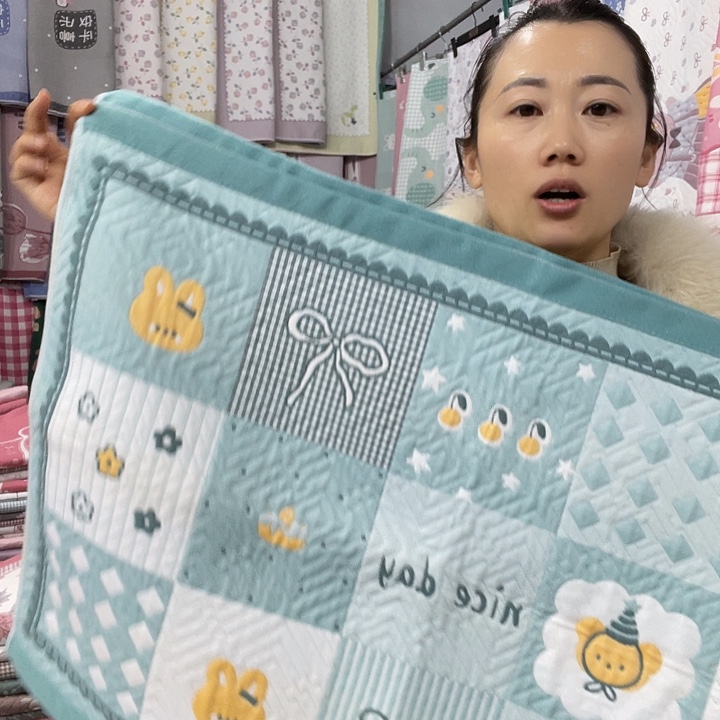 棉特价绿色百福图