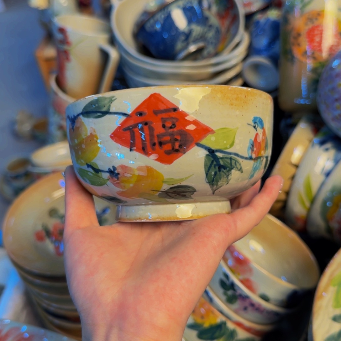 瓷片景德镇陶瓷手工手绘