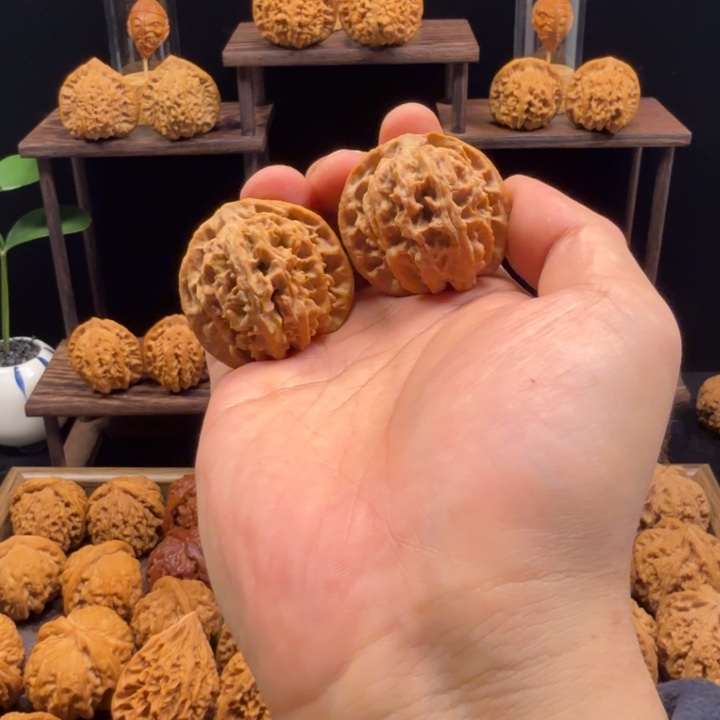 文玩核桃把件苹果