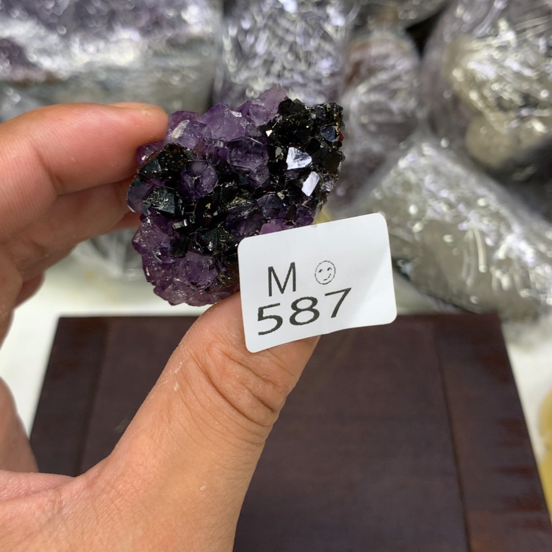 紫晶摆件未镶嵌水晶