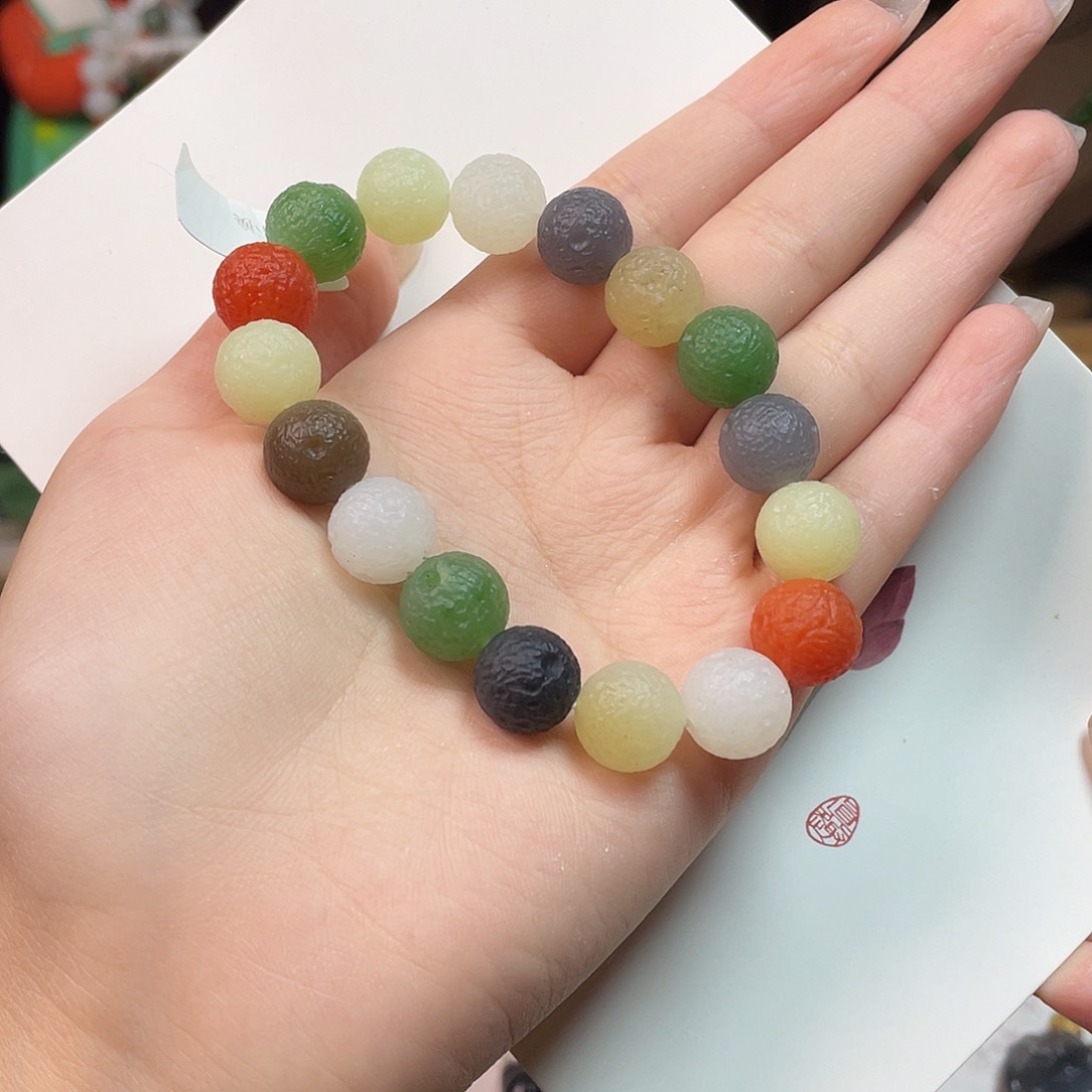手链未镶嵌和田玉快乐星球