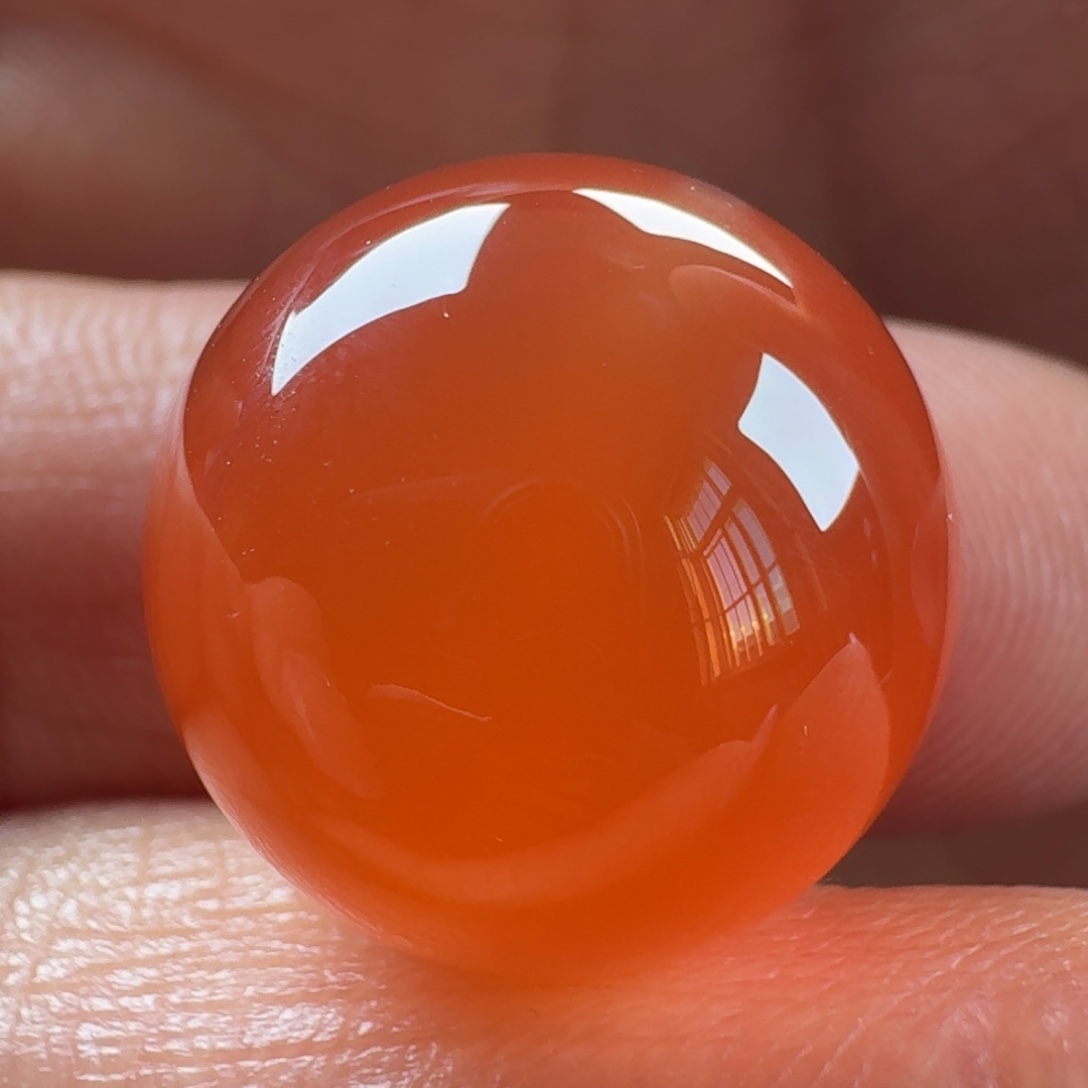 南红玛瑙未镶嵌圆珠17.1