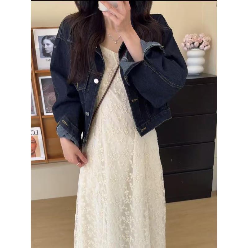 2025短款常规款百搭秋季女短外套显瘦复古牛仔国风