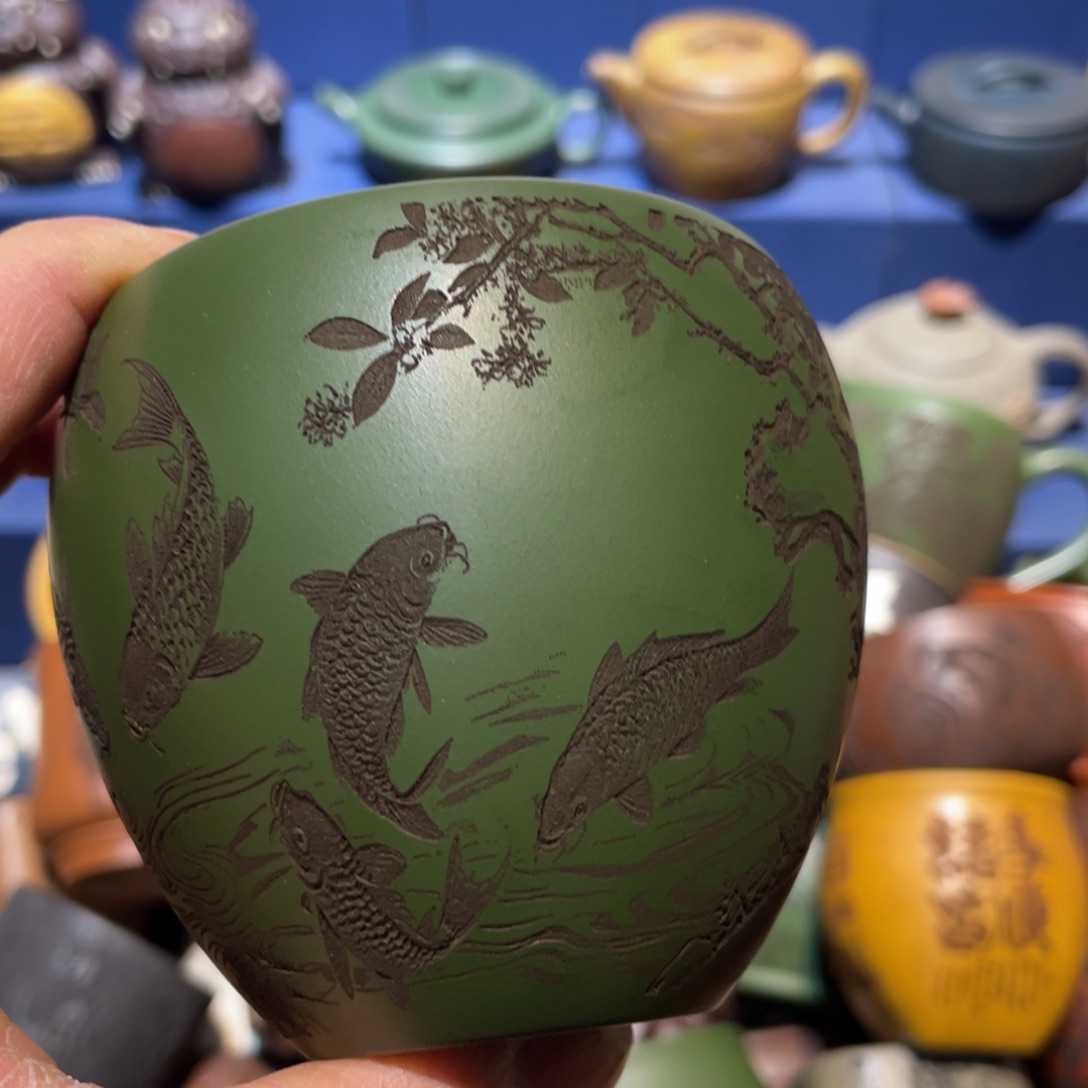 原矿紫砂手工主人杯