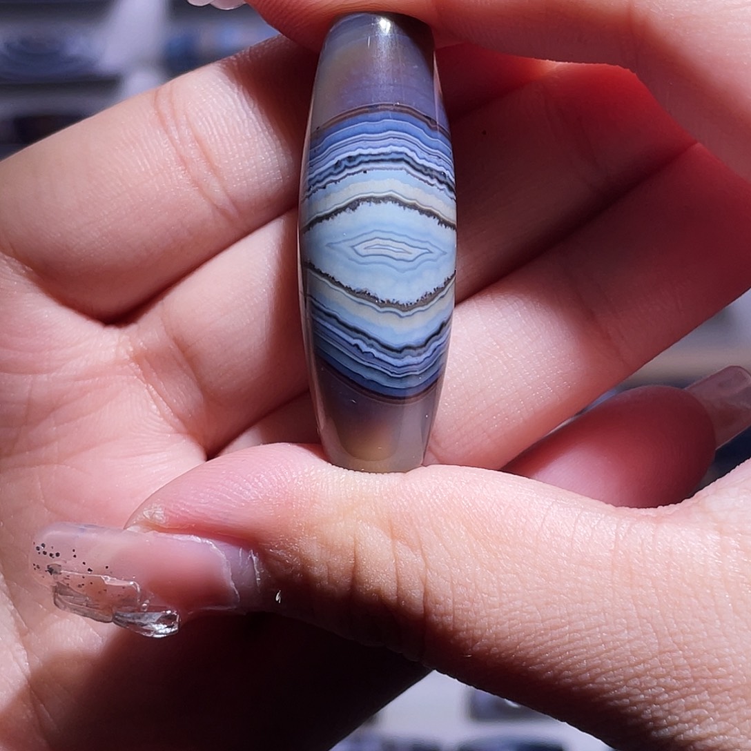 小***学玛瑙/玉髓未镶嵌颈饰