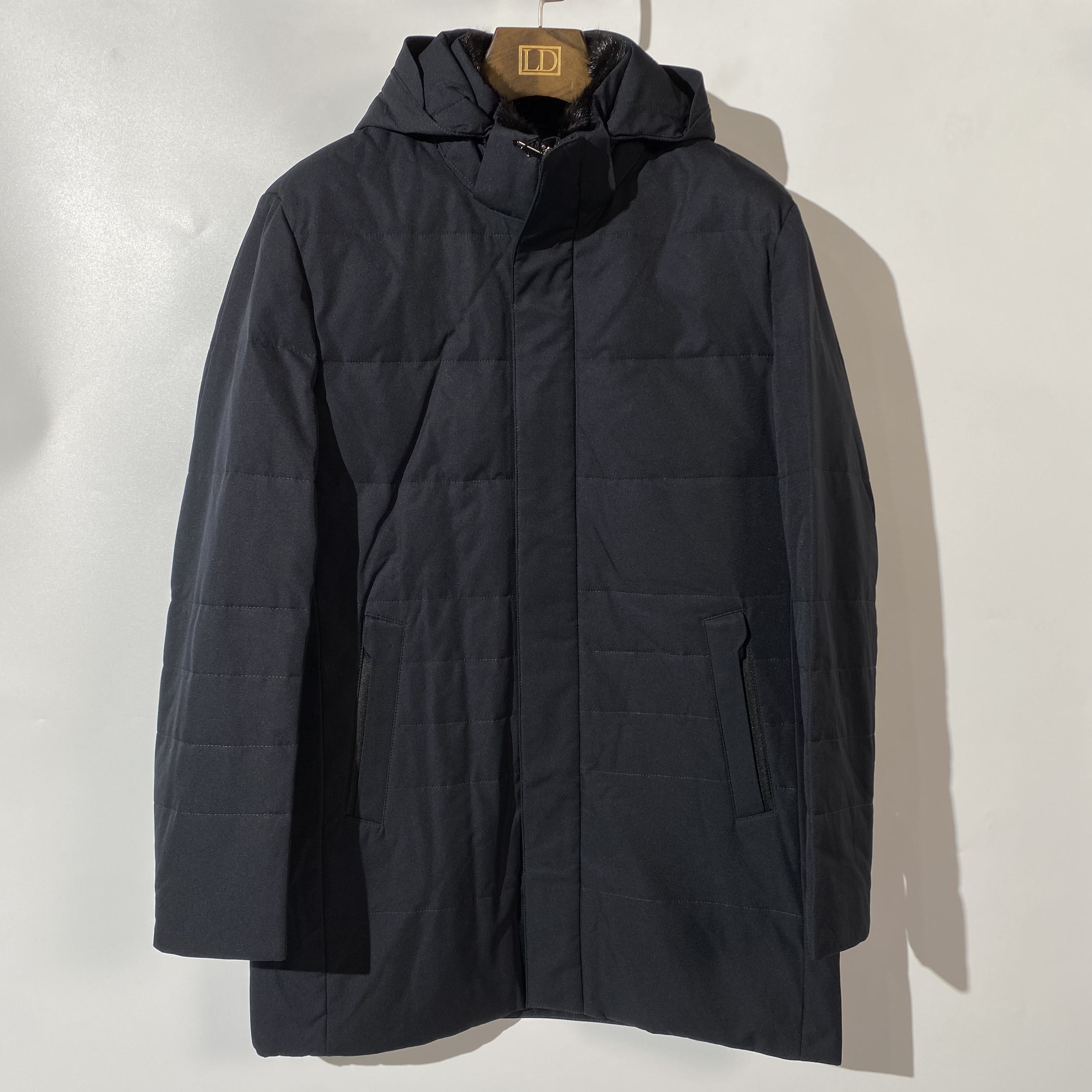 YR57023-53高品质男装商务羽绒服连帽外套保暖冬季