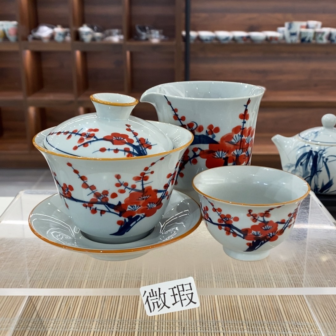 釉下彩手工绘制手工绘制