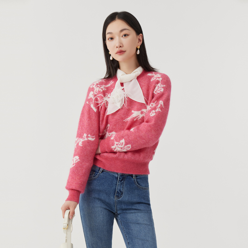 【诗语专属】BADINA毛针织衫134Q268