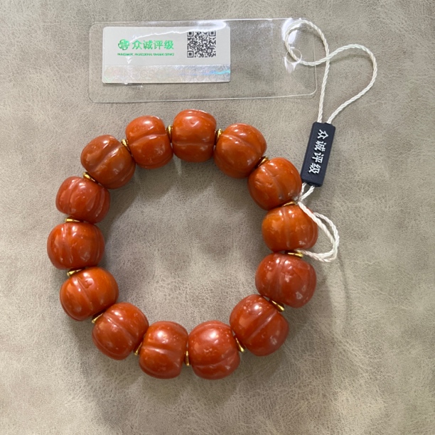 甘南 南红 瓜珠手串（以直播间为准）YZ2146［燕赵造物司］