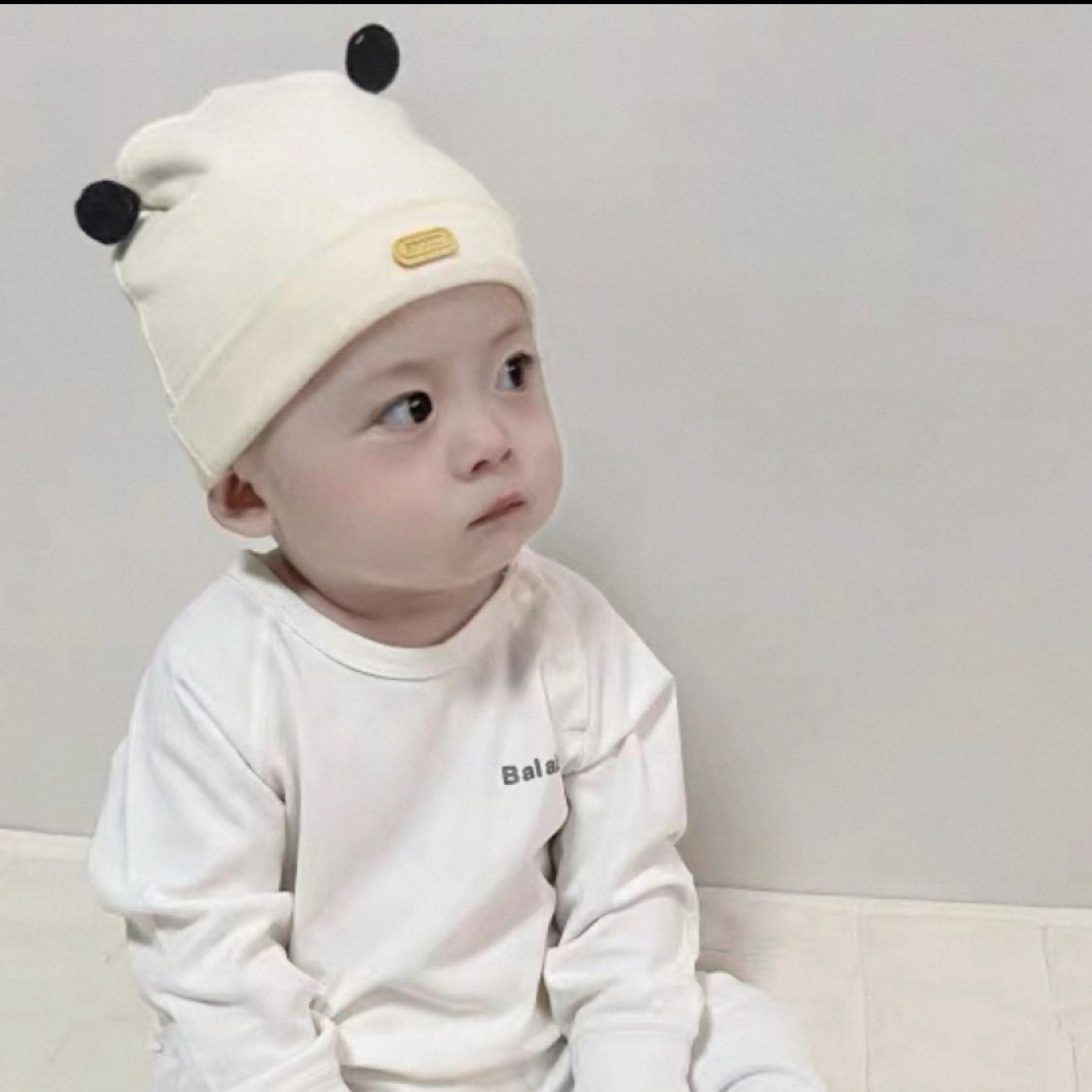 婴幼儿耐奶针织帽