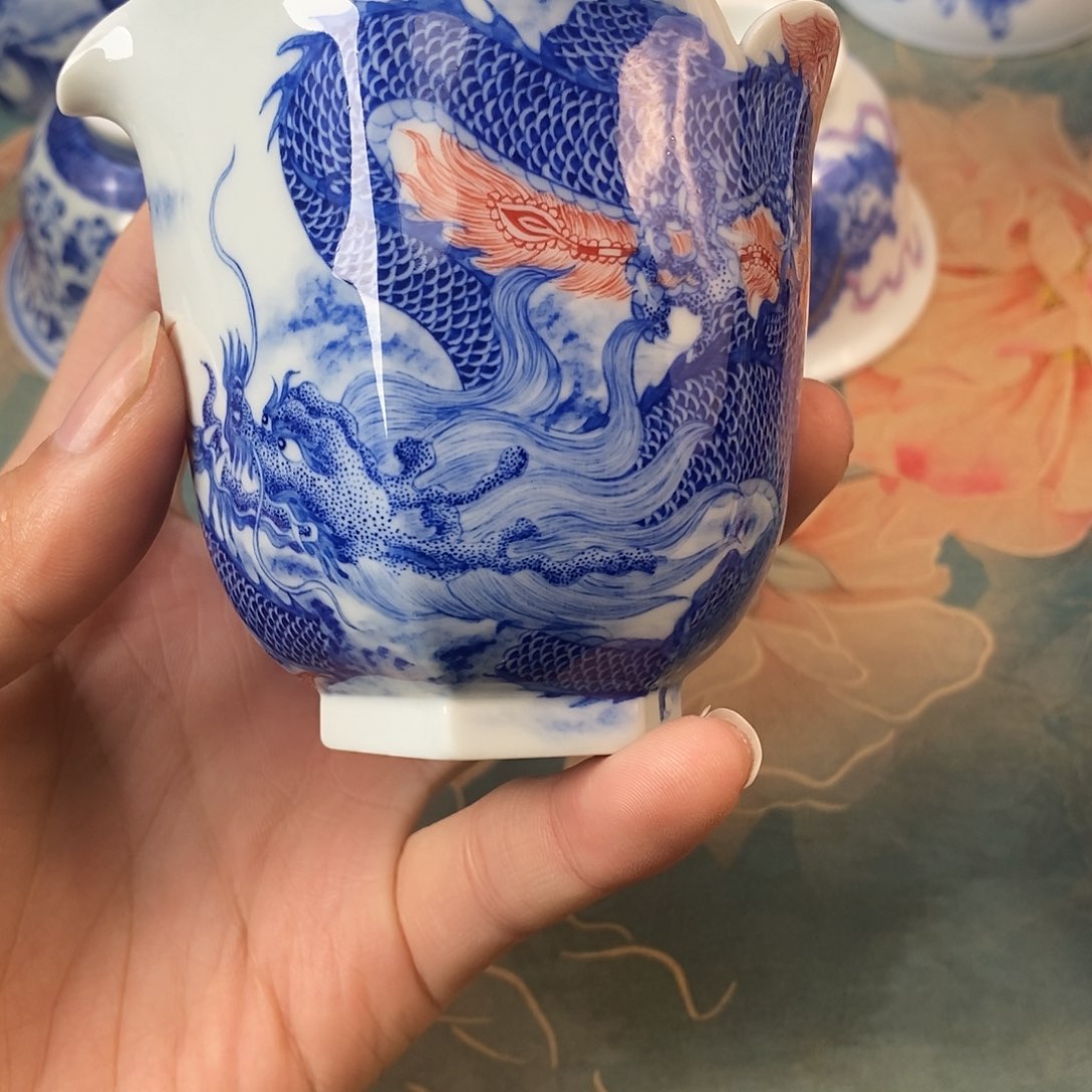 杯-*-现代景德镇全手工全手工全手绘茶具1688888