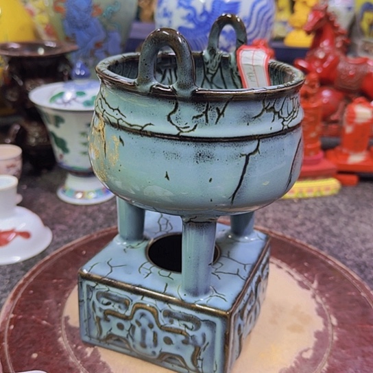 瓷片摆件家居设计的设计