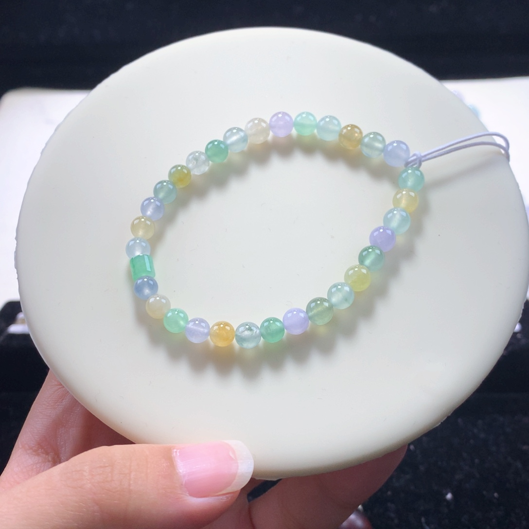 翡翠手链未镶嵌海派甜心