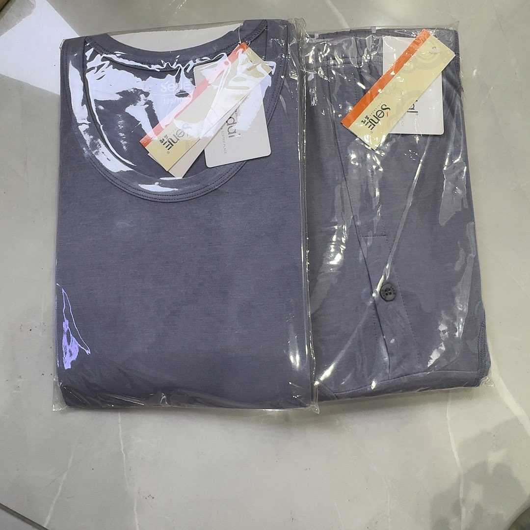 灰色185上衣180裤子纯莫代尔