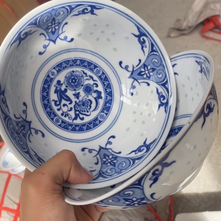 陶碗景德镇高温细白瓷餐具