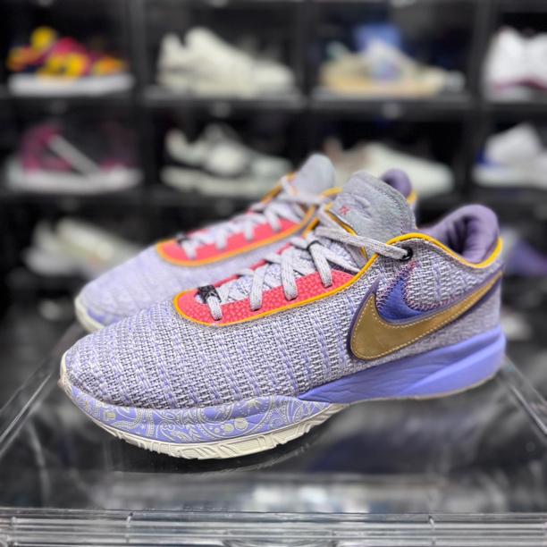 95新 MM6 46码 詹姆斯20 紫 无盒95新 鞋