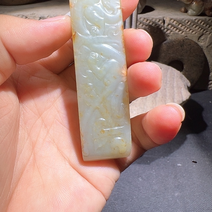 和田玉（糖玉）未镶嵌颈饰用****5