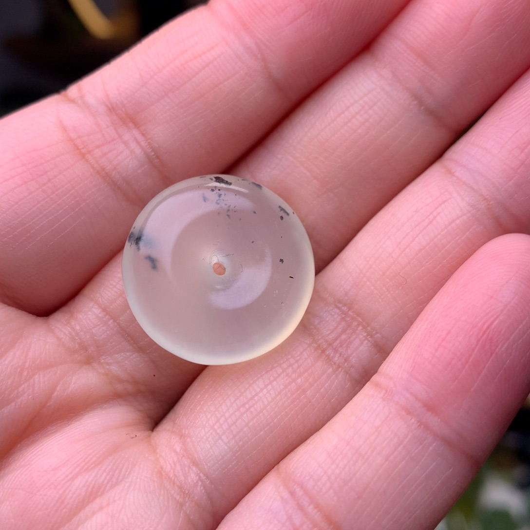 岫玉挂件平安扣未镶嵌