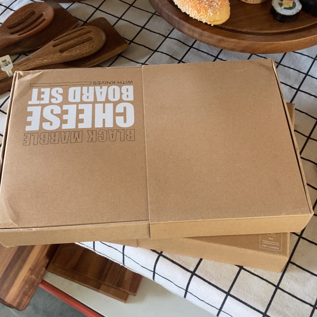 高***发大理石黑色带刀具代礼盒发一套