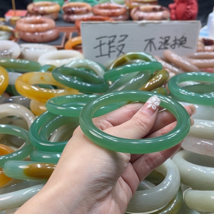 爱***鱼石英质玉钛钢珠宝奇石62