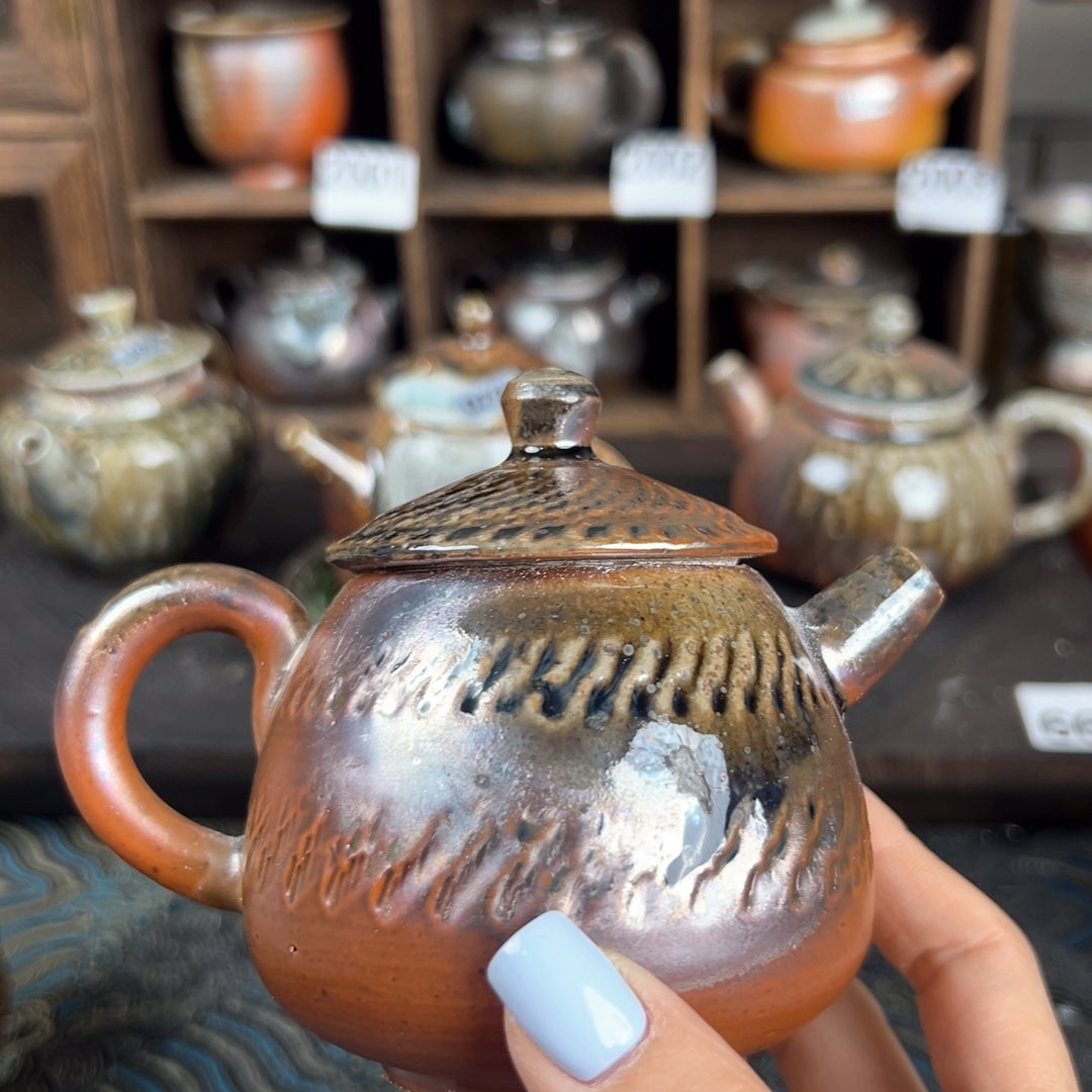 杯柴烧茶器细陶壶
