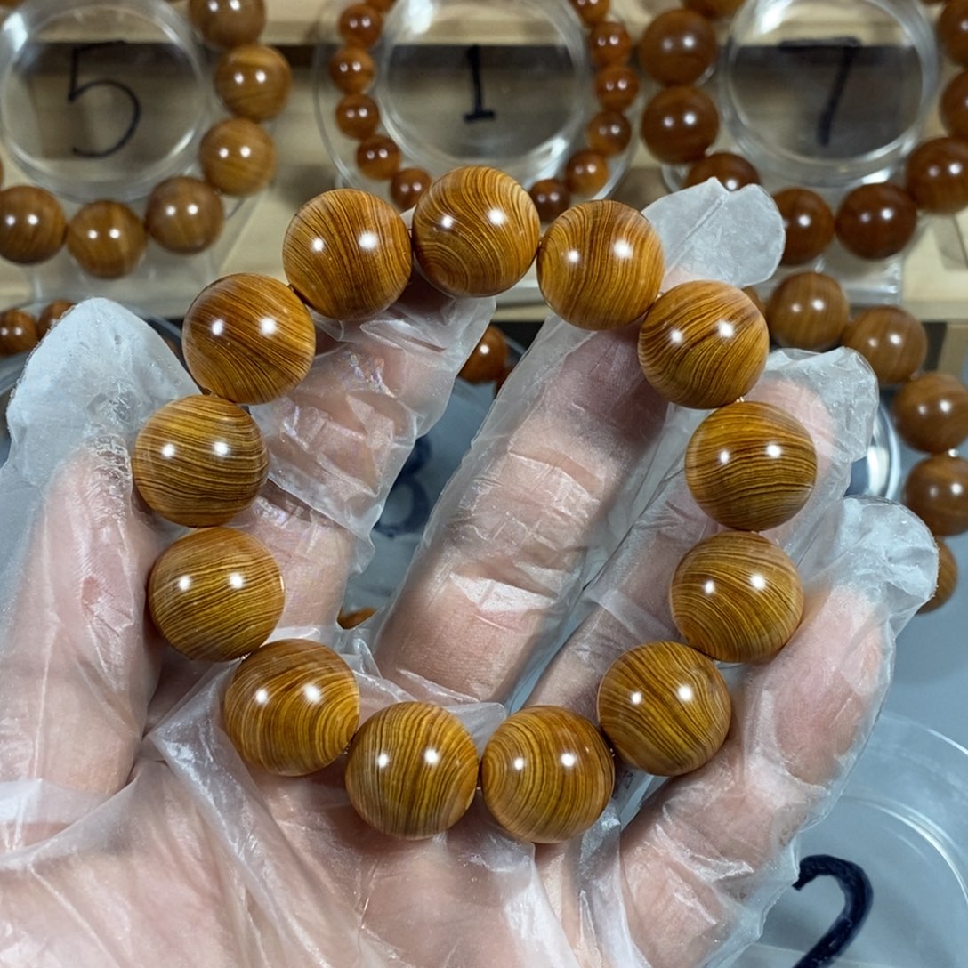 手串/手链柏木（崖柏）1.8香料白泥膏太行陈化崖柏手串