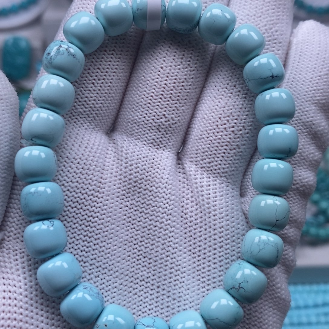 绿松石未镶嵌原矿纯干料绿松石