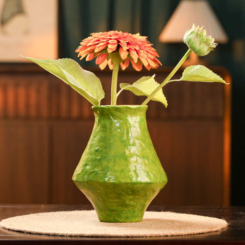 宏赫景德镇陶瓷花瓶手工手绘花器客厅电视柜家居装饰绿植花瓶摆件