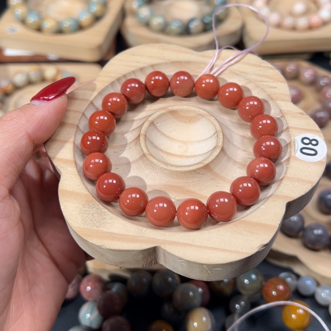 那***呐石英质玉未镶嵌手链41