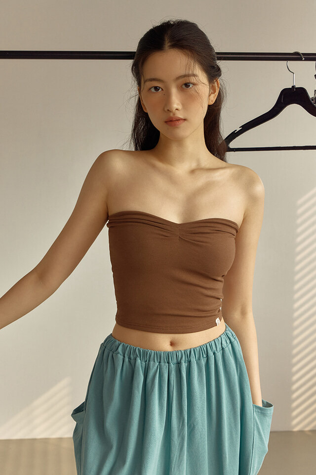 韩系瑜伽抹胸 设计师瑜伽服抹胸