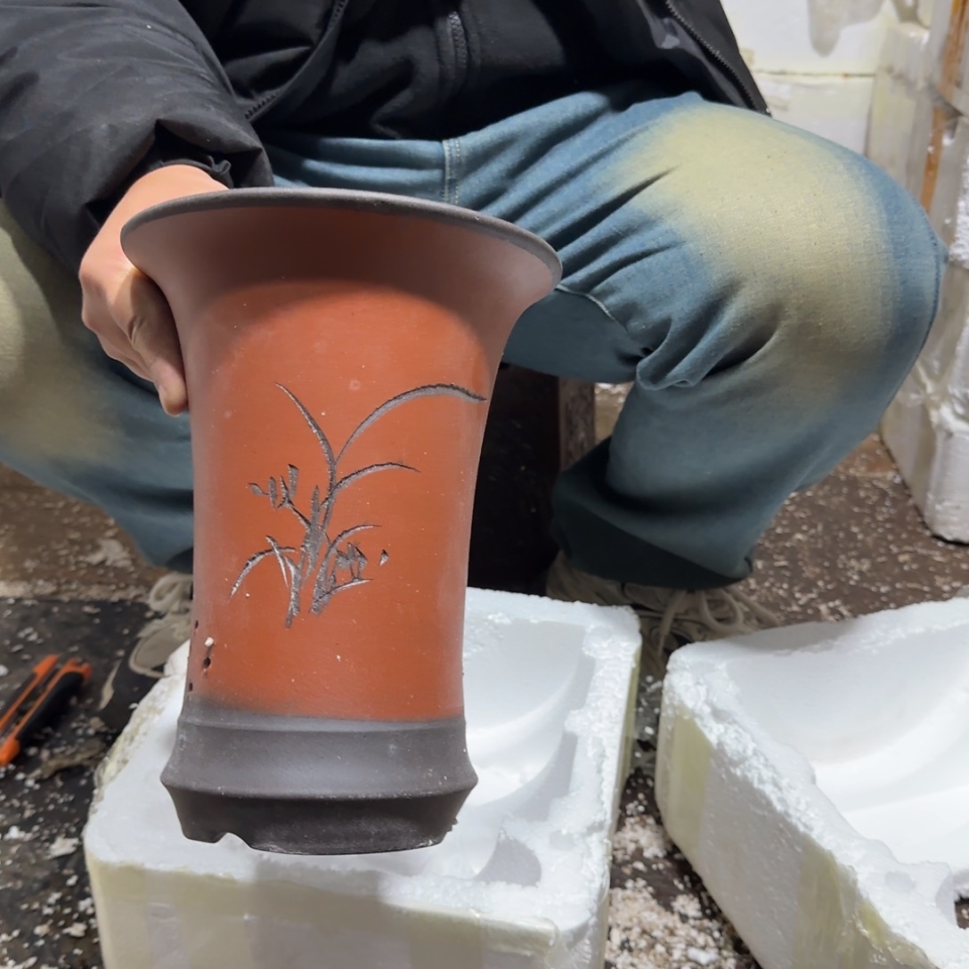 花盆紫砂瑕疵和瑕疵