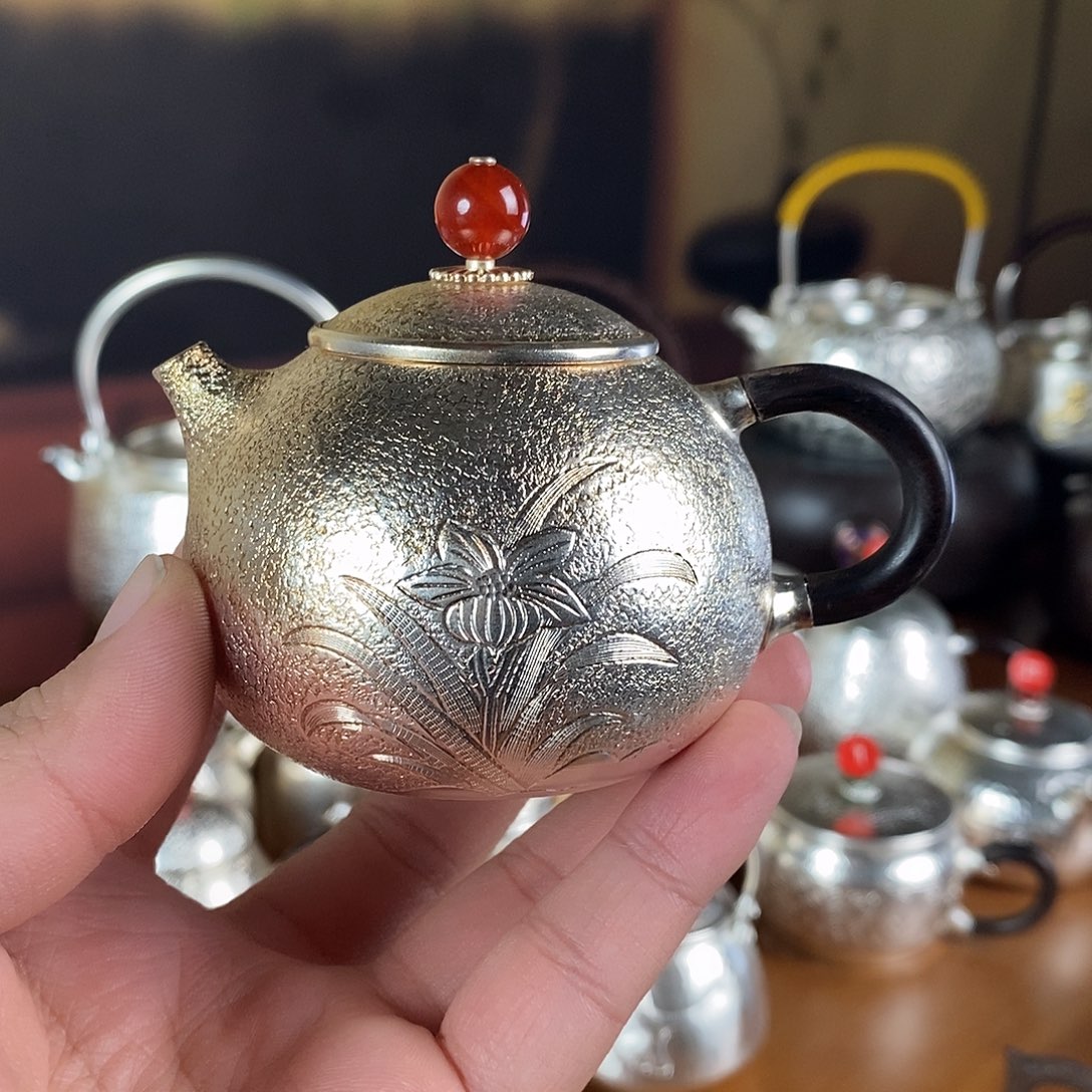 前****手工制作茶器泡茶银衣壶