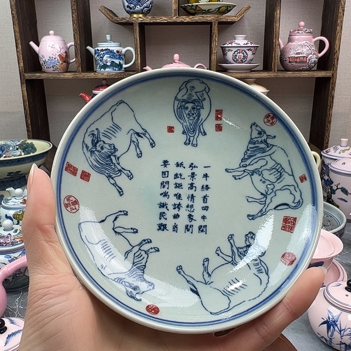 陶摆件景德镇陶瓷567老厂瓷33