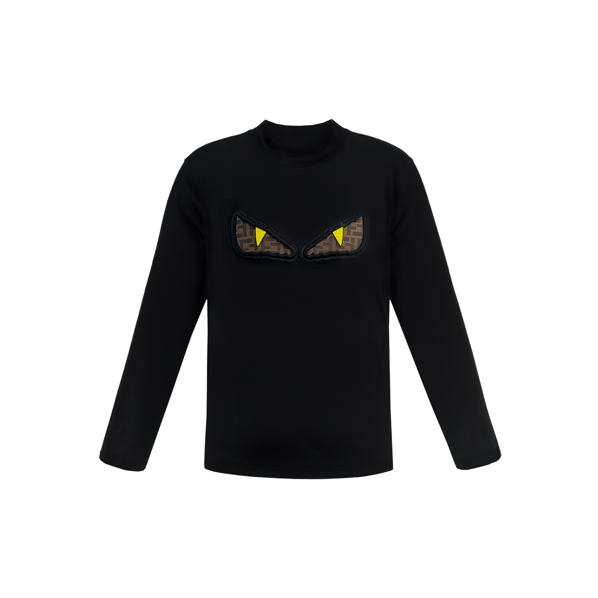 朗尼芬迪男款上新立体小怪兽刺绣休闲长袖T恤7336470335