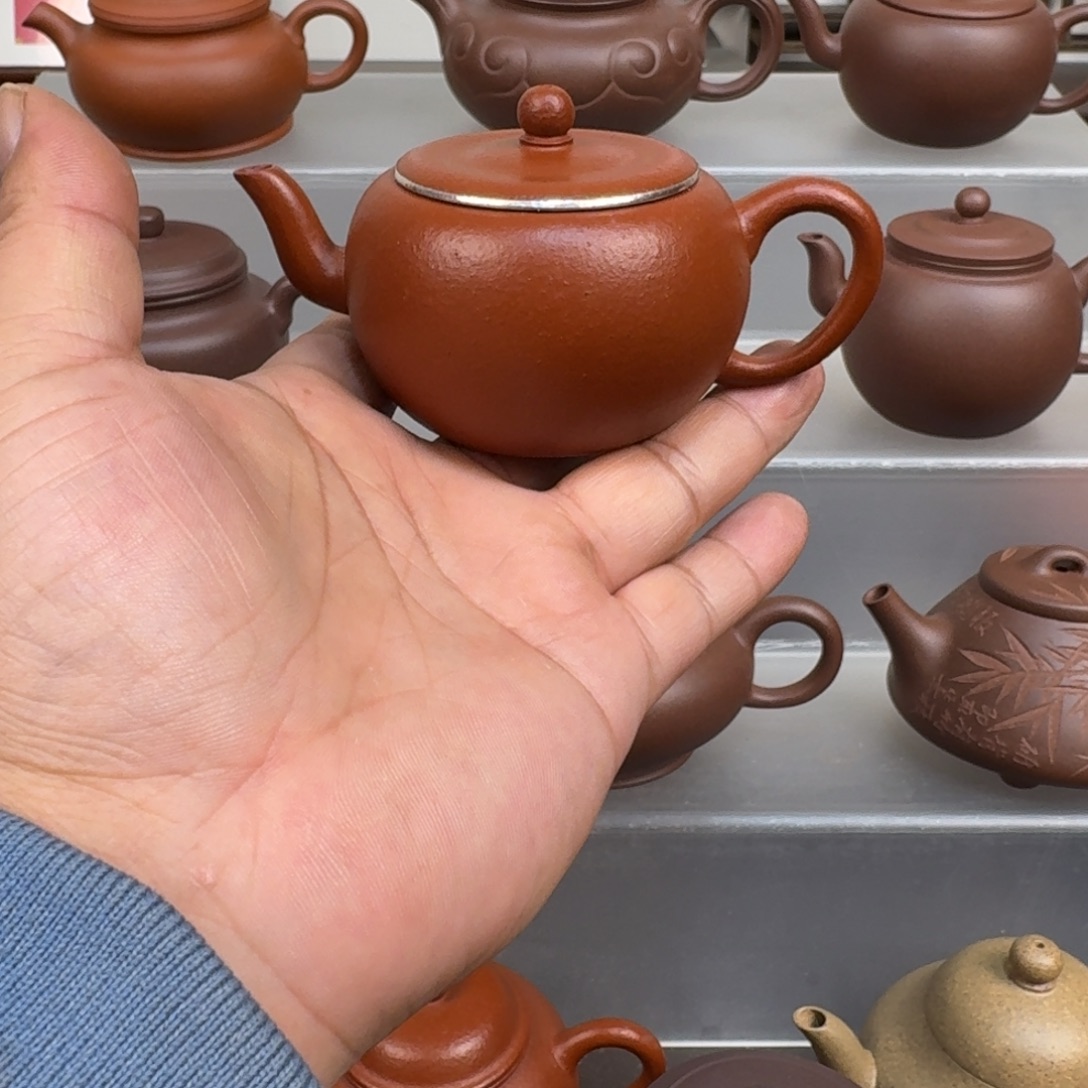 煤***板紫砂茶壶宜兴紫砂