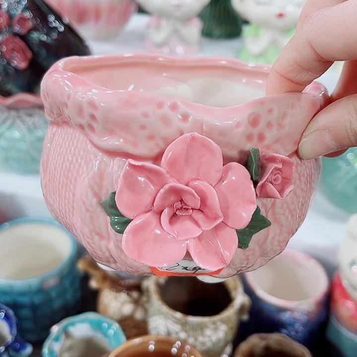 多肉陶瓷花盆满10元包邮