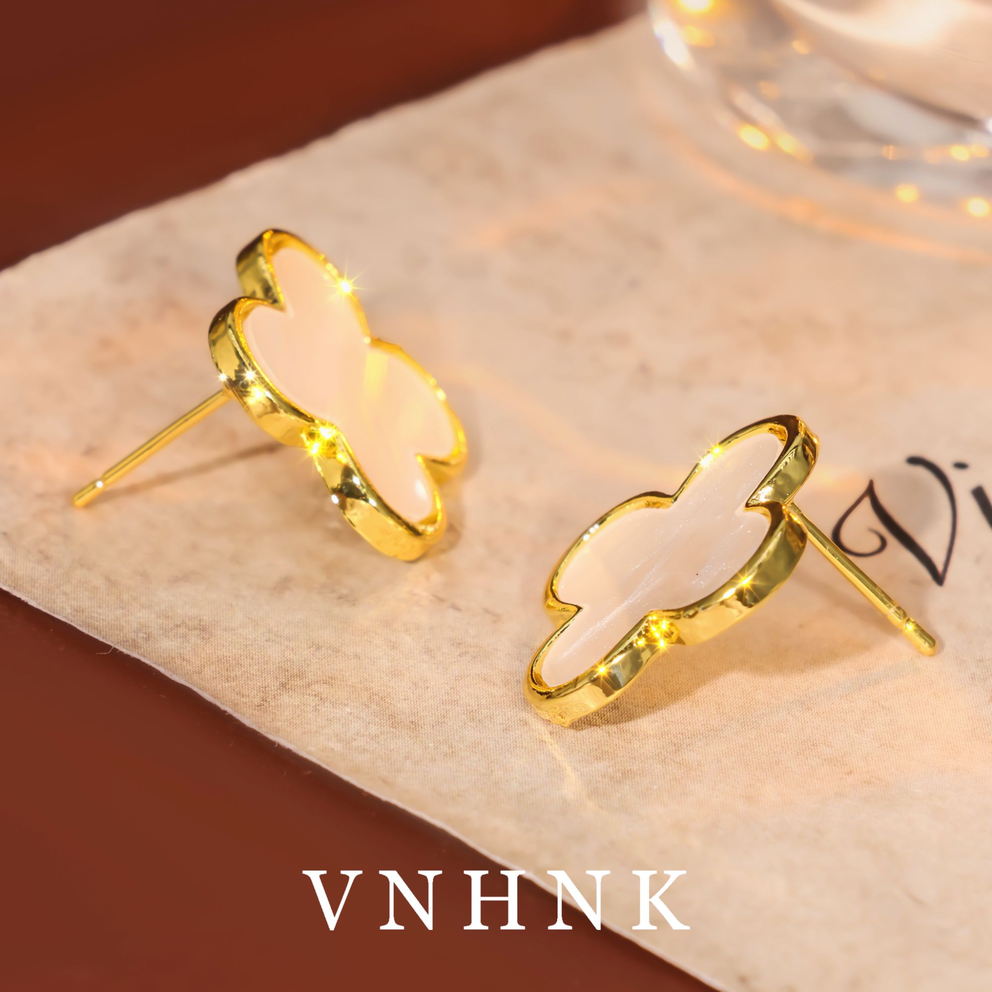 铜合金耳饰 美可儿  D150  金色时尚气质耳环