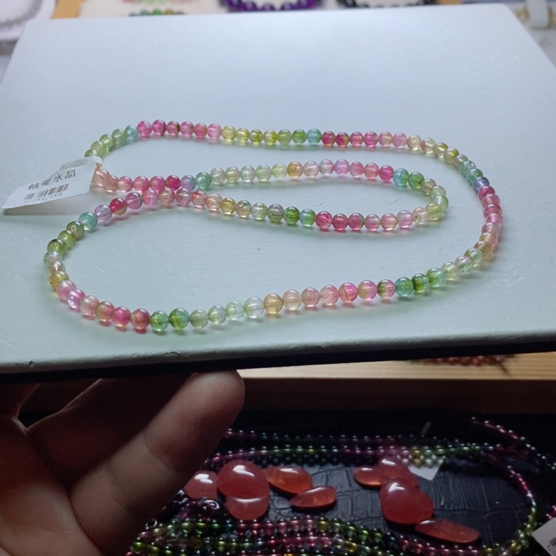 碧玺碧玺手链未镶嵌