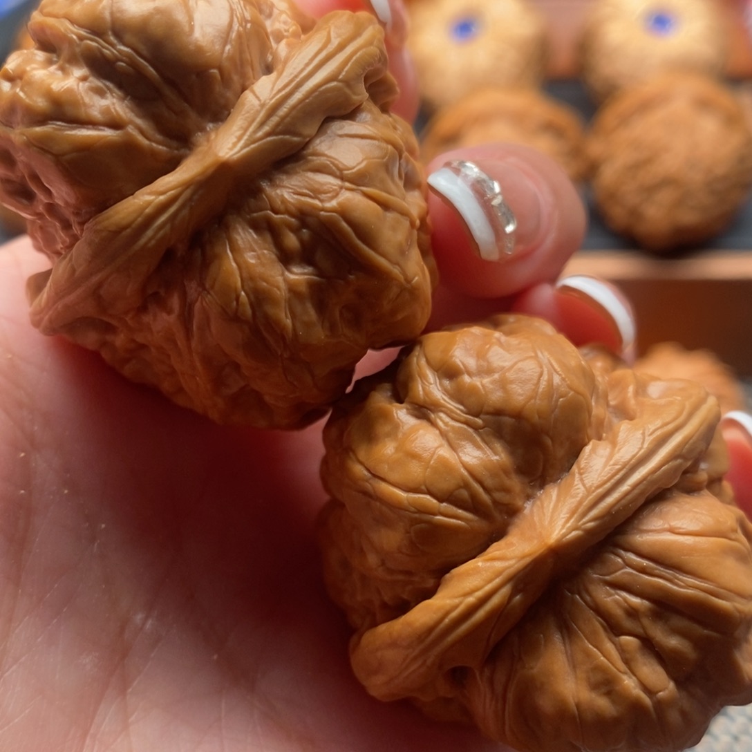 把件文玩核桃39尺蛤蟆头