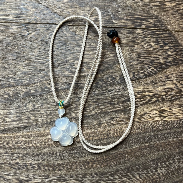 7039-玛瑙幸运花吊坠24mm