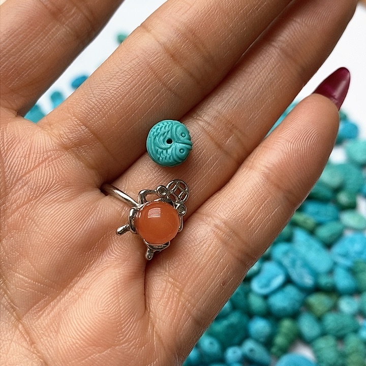 南红玛瑙颈饰未镶嵌